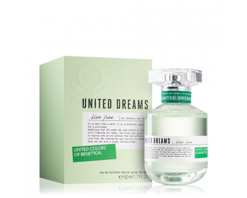 Benetton United Dreams Live Free , Туалетная вода 80мл (тестер)