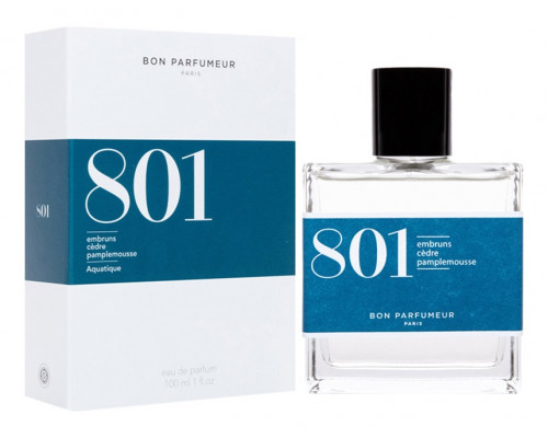 Bon Parfumeur 801 sea spray, cedar, grapefruit , Парфюмерная вода 100 мл