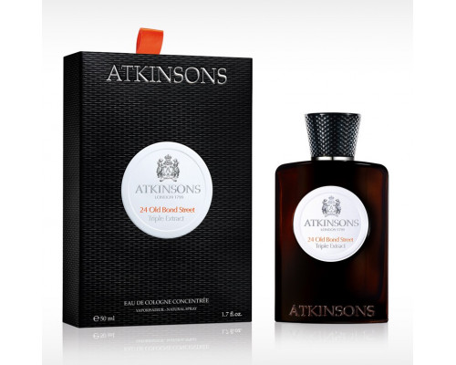 Atkinsons 24 Old Bond Street Triple Extract , Одеколон 100мл (тестер)