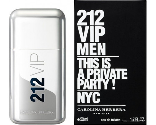 Carolina Herrera 212 Vip Men , Туалетная вода 50мл