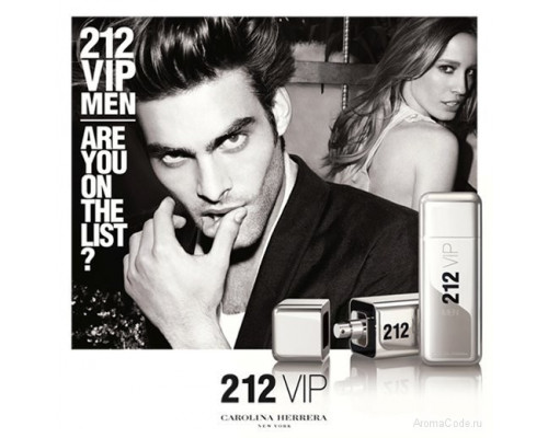 Carolina Herrera 212 Vip Men , Туалетная вода 50мл