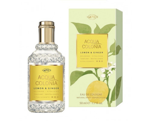 4711 Acqua Colonia Vitalizing Lemon & Ginger , Одеколон 50мл