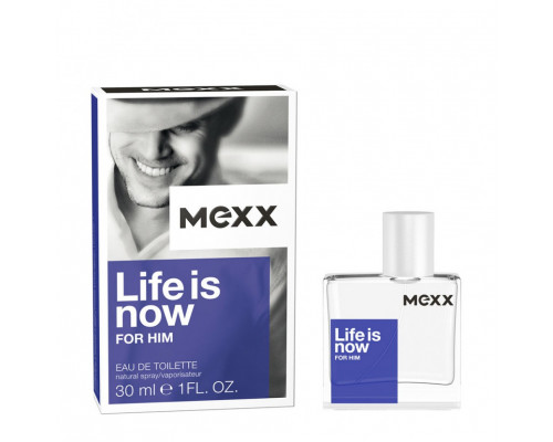 Mexx Life is Now for Him , Туалетная вода 30мл