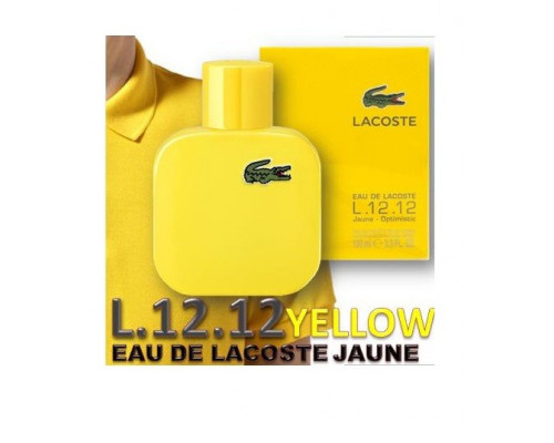 Lacoste Eau de Lacoste L.12.12 Jaune Optimistic , Туалетная вода 100 мл. (тестер)