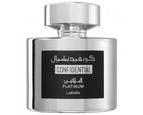 Lattafa Perfumes Confidential Platinum , Парфюмерная вода 100мл