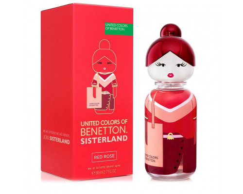 Benetton Sisterland Red Rose , Туалетная вода 80мл (тестер)