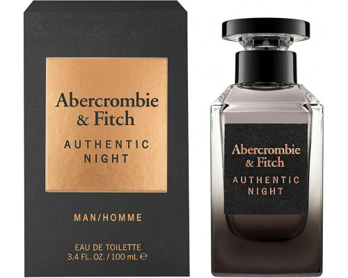 Abercrombie & Fitch Authentic Night Man , Туалетная вода 100 мл (тестер)