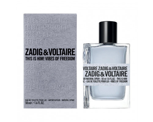 Zadig & Voltaire This Is Him! Vibes Of Freedom , Парфюмерная вода 50 мл