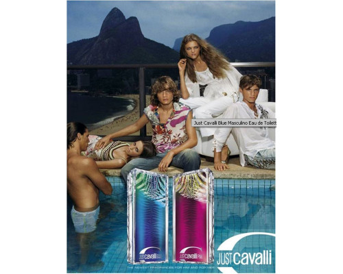 Roberto Cavalli Just Cavalli Blue , Туалетная вода 60 мл. (тестер)