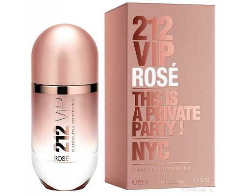 Carolina Herrera 212 VIP Rose , Парфюмерная вода 50мл